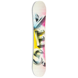 Yes W Basic Snowboard - Women's 2024 White/Pink/Yellow 