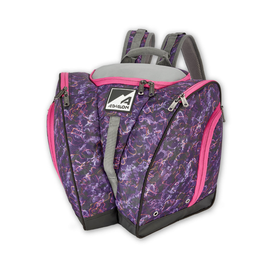 athalon jr alpine boot bag purple electric