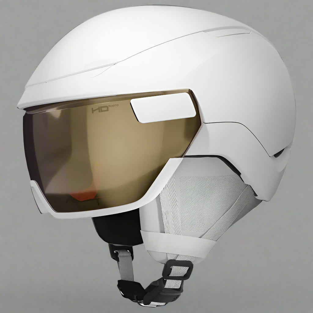 ski helmet with visor and goggles Atomic Revent GT Amid Visor HD Photo Helmet White / L