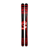 Black and red skis with 'Line' branding on a white background