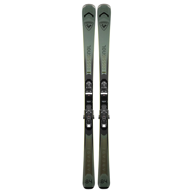 Rossignol Arcade 84 + SPX 12 Skis 2025 olive black frontside 