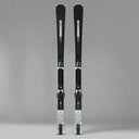 Salomon S/Max N 10XT + M10 Skis - Women's black blue frontside on piste