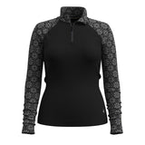 Smartwool Thermal Merino 1/4 Zip Top - Women's black