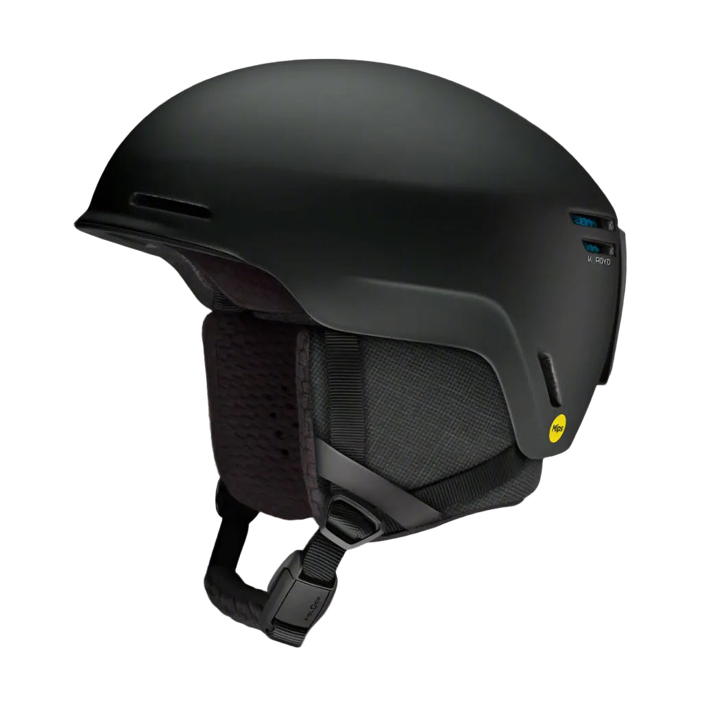 smith black helmet Rodeo MIPS a detachable goggle clip Smith Vantage 2 MIPS Helmet