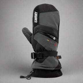 Swany X-Change Mitts - Charcoal Grey/Black