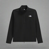 the north face texutred cap rock 1/4 zip black