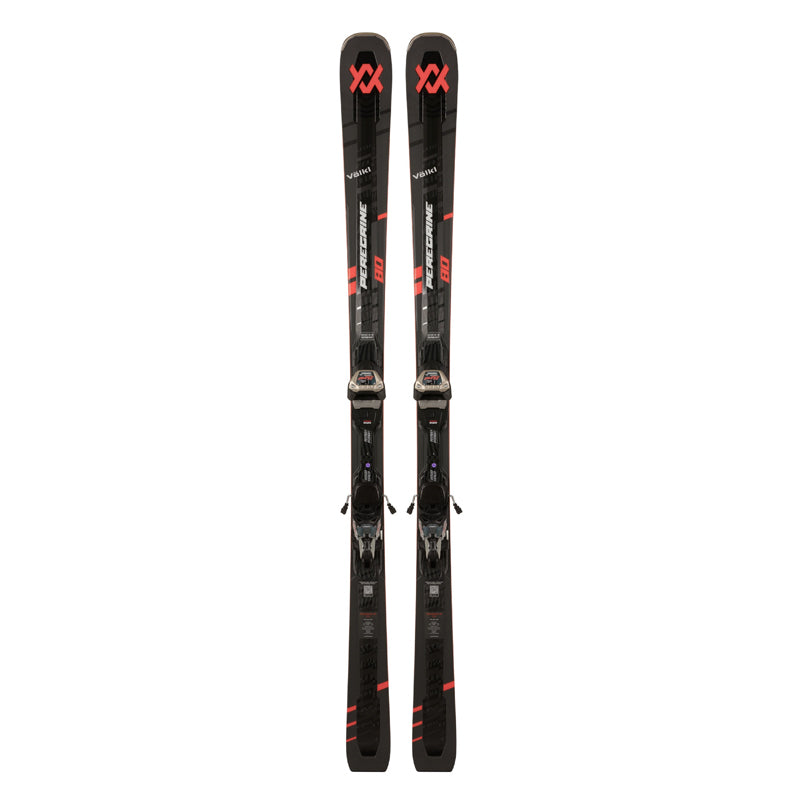 Volkl Peregrine 80 + TCX 12 Skis 2025 black red frontside