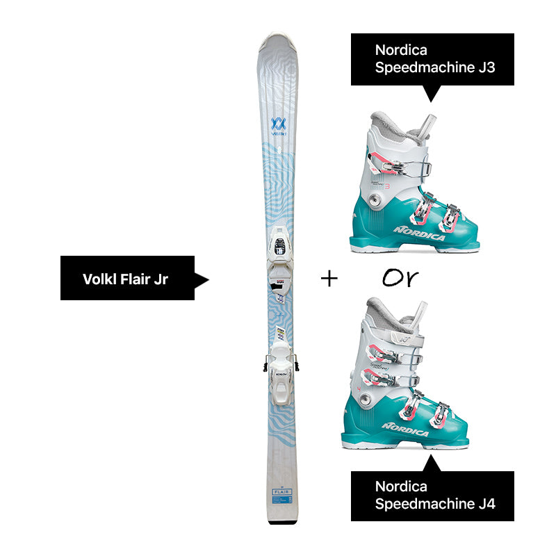 Proctor Ski & Board Volkl & Nordica Girls Lease Package 2024 available at proctorski.com