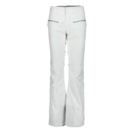 Obermeyer Bliss women's ski pant in white- front view