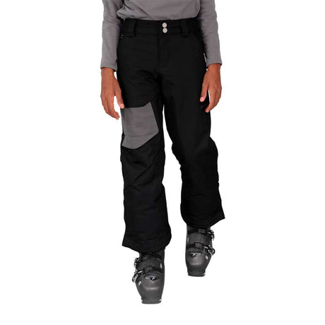 Obermeyer Brisk Ski pant for boys available in black on proctorski.com- model
