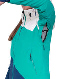 Obermeyer Women's Kayla ski Jacket in Starling pattern- underarm vent