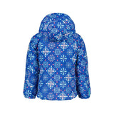 Obermeyer Livia Toddler Ski Jacket in Blue Snowflake