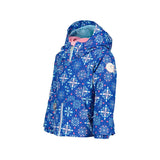 Obermeyer Livia Toddler Ski Jacket in Blue Snowflake