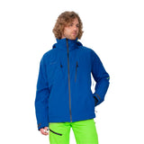 Obermeyer Raze ski jacket for men in stellar blue - front view