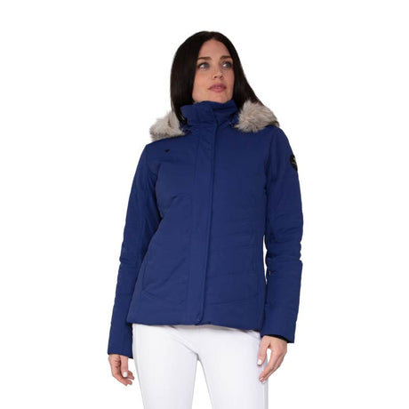 Obermeyer Tuscany Elite Women's Ski Jacket in Navy- Model