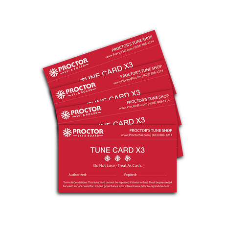 Tune card package available at proctor ski in Nashua NH