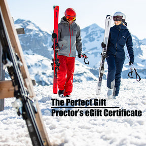 Proctor's eGift Certificate- Premium Ski & Snowboard clothing and gear-ProctorSki.com
