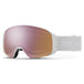 Smith 4D Mag S Women's Goggles 2024 - White/Rose Gold